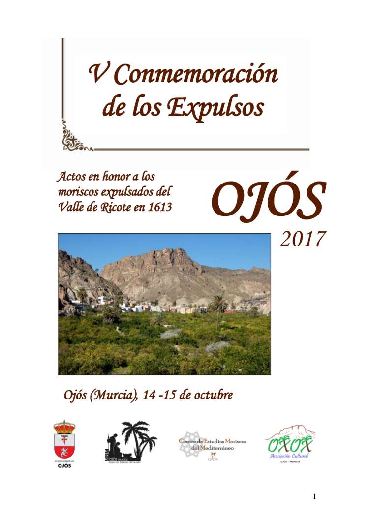 Conmemoracin del IV Centenario de la Expulsin de los moriscos del Valle de Ricote en Ojs.jpg